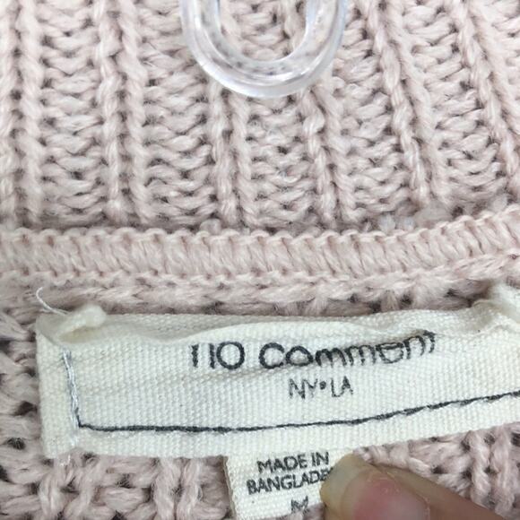 Women's Distressed Pink Sweater - Picture 4 of 6